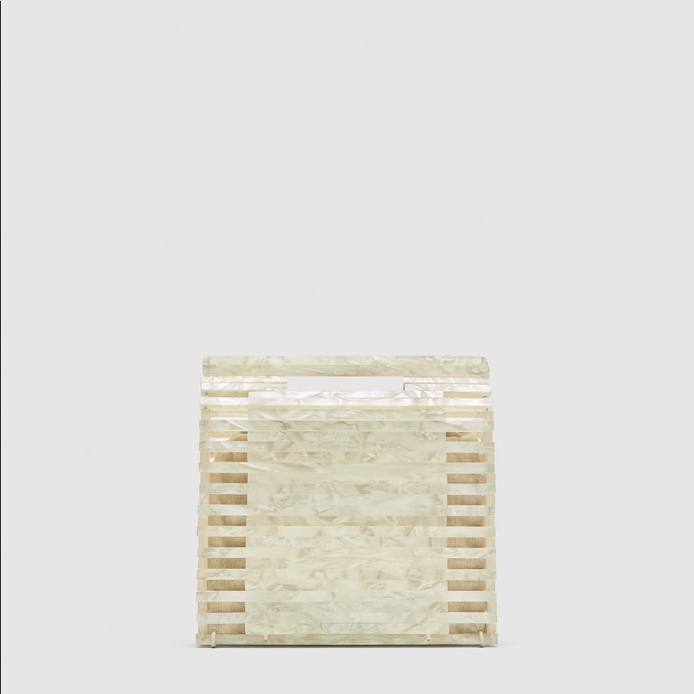 Zara Mother of Pearl Clutch